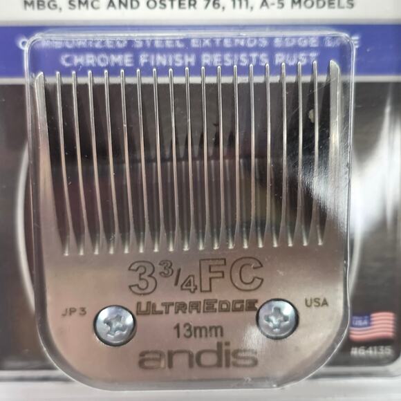 Andis Detachable Clipper Blade Size 3 3/4 FC  #64135 New In Package - Picture 2 of 7